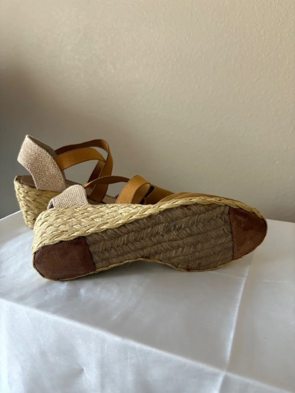 Lauren Ralph Lauren Casandra Toast Espadrilles Size 7